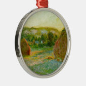 Claude Monet // hooibergen Metalen Ornament (Rechts)