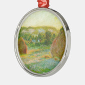 Claude Monet // hooibergen Metalen Ornament (Links)