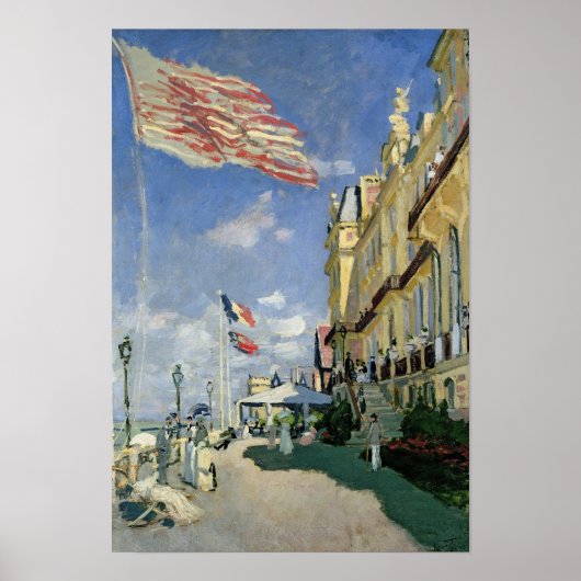 Claude Monet | Hotel des Roches Noires Poster (Voorkant)