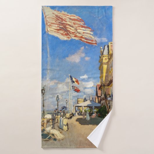 Claude Monet - Hotel des Roches Noires, Trouville Bad Handdoek (Badhanddoek)