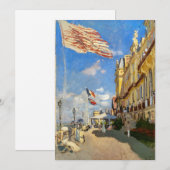 Claude Monet - Hotel des Roches Noires, Trouville Bedankkaart (Voorkant / Achterkant)