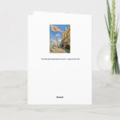 Claude Monet - Hotel des Roches Noires, Trouville Kaart (Achterkant)