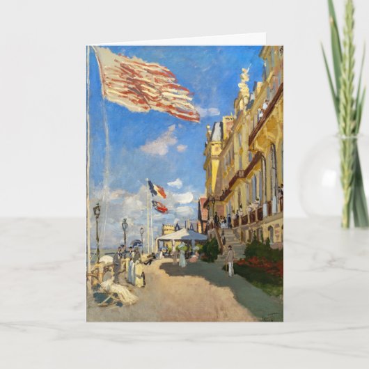 Claude Monet - Hotel des Roches Noires, Trouville Kaart (Voorkant)