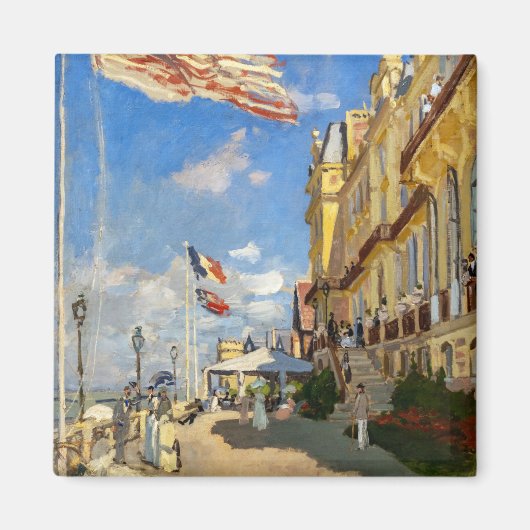 Claude Monet - Hotel des Roches Noires, Trouville Magneet (Voorkant)