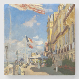Claude Monet - Hotel des Roches Noires, Trouville Stenen Onderzetter