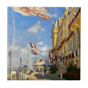 Claude Monet - Hotel des Roches Noires, Trouville Tegeltje