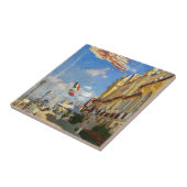 Claude Monet - Hotel des Roches Noires, Trouville Tegeltje (Zijkant)