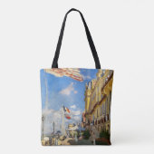 Claude Monet - Hotel des Roches Noires, Trouville Tote Bag (Achterkant)