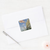 Claude Monet | Hotel des Roches Noires Vierkante Sticker (Envelop)