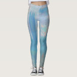 Claude Monet House of Parliament uit Londen. Blauw Leggings<br><div class="desc">Claude Monet "Huizen van het Parlement,  Londen" leggings. Blauwe impressionistische kunst.</div>