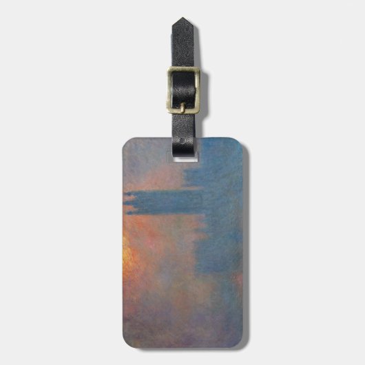 Claude Monet - Houses of Parliament London Bagagelabel (Voorkant verticaal)