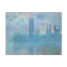 Claude Monet. Houses of Parliament London. Blauw