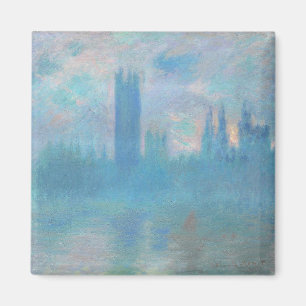 Claude Monet. Houses of Parliament London. Blauw Magneet