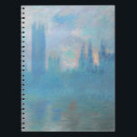 Claude Monet. Houses of Parliament London. Blauw Notitieboek<br><div class="desc">Claude Monet "Houses of Parliament,  London" notitieboek.</div>