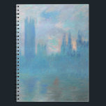 Claude Monet. Houses of Parliament London. Blauw Notitieboek<br><div class="desc">Claude Monet "Houses of Parliament,  London" notitieboek.</div>