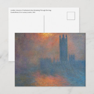 Claude Monet - Houses of Parliament London Briefkaart