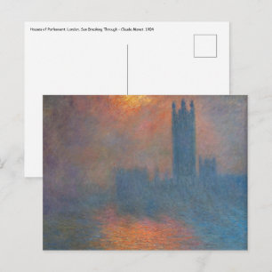 Claude Monet - Houses of Parliament London Briefkaart