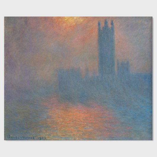 Claude Monet - Houses of Parliament London Cadeaupapier (Vlak)