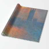 Claude Monet - Houses of Parliament London Cadeaupapier (Uitgerold)