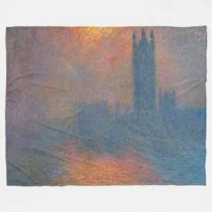 Claude Monet - Houses of Parliament London Fleece Deken