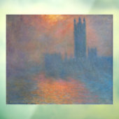 Claude Monet - Houses of Parliament London Raamsticker (Vel 3)