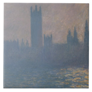 Claude Monet - Houses of Parliament, Sunlight Tegeltje