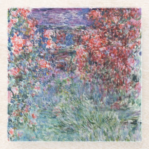 Claude Monet   Huis te Giverny, Roos Glazen Onderzetter