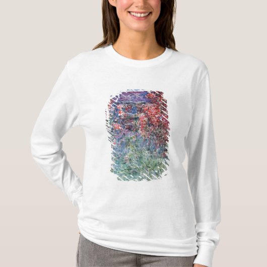 Claude Monet | Huis te Giverny, Roos T-shirt (Voorkant)