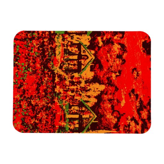 Claude Monet Huizen te Argenteuil (Gewijzigd) Magneet (Horizontaal)