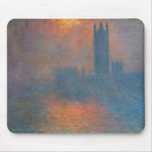 Claude Monet - Huizen van het Parlement Londen Muismat