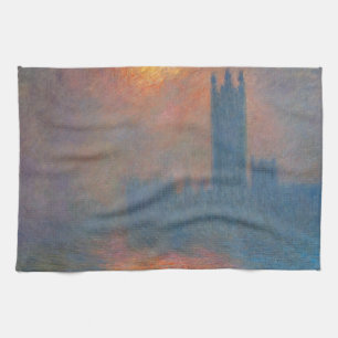 Claude Monet - Huizen van het Parlement Londen Theedoek