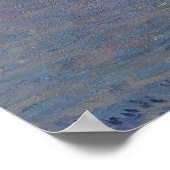 Claude Monet | Huizen van het Parlement, Stormy Sk Poster (Hoek)