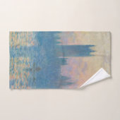 Claude Monet Huizen van het Parlement Zonsondergan Bad Handdoek (Handdoek)