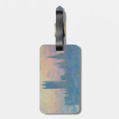 Claude Monet Huizen van het Parlement Zonsondergan Bagagelabel (Achterkant verticaal)