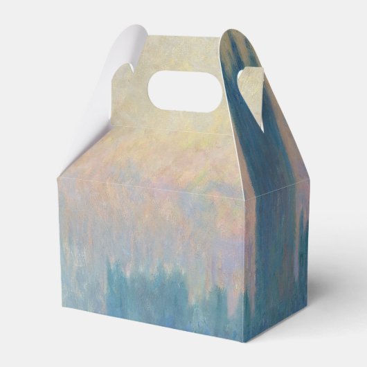 Claude Monet Huizen van het Parlement Zonsondergan Bedankdoosjes (Achterkant)