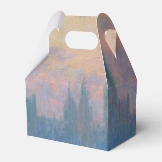 Claude Monet Huizen van het Parlement Zonsondergan Bedankdoosjes (Voorkant Zijde)