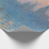 Claude Monet Huizen van het Parlement Zonsondergan Cadeaupapier (Hoek)