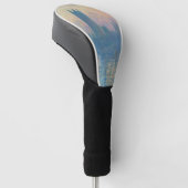 Claude Monet Huizen van het Parlement Zonsondergan Golfheadcover (Schuin)