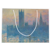 Claude Monet Huizen van het Parlement Zonsondergan Groot Cadeauzakje (Achterkant)