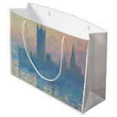 Claude Monet Huizen van het Parlement Zonsondergan Groot Cadeauzakje (Achterkant Gekanteld)