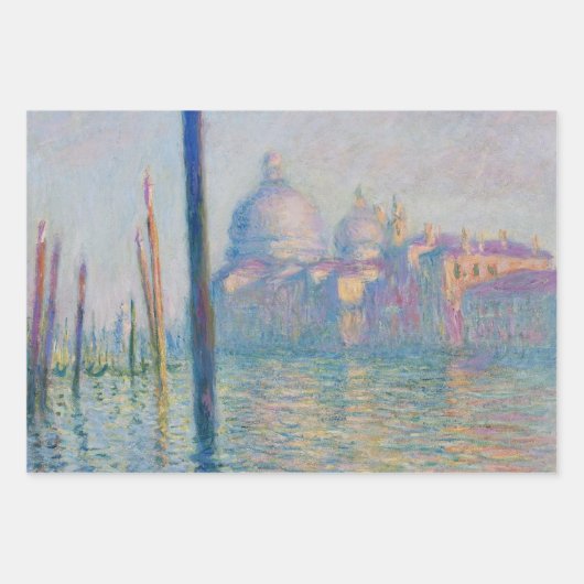 Claude Monet Huizen van het Parlement Zonsondergan Inpakpapier Vel (Voorkant 3)