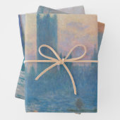 Claude Monet Huizen van het Parlement Zonsondergan Inpakpapier Vel (In situ)