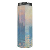 Claude Monet Huizen van het Parlement Zonsondergan Thermosbeker (Achterkant)