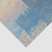 Claude Monet Huizen van het Parlement Zonsondergan Tissuepapier (Detail)