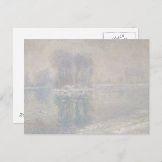 Claude Monet - Ice Floes Briefkaart (Voorkant / Achterkant)