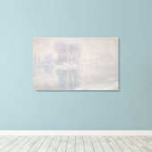 Claude Monet | Ice Floes Canvas Afdruk (Insitu (Houten vloer))