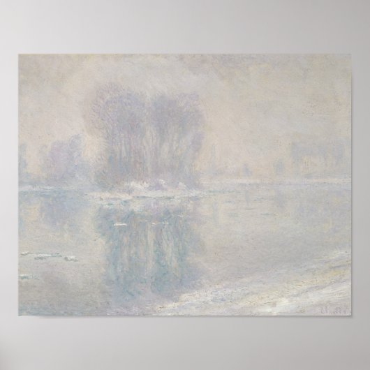 Claude Monet - Ice Floes Poster (Voorkant)