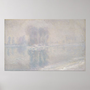 Claude Monet Ice Floes Poster