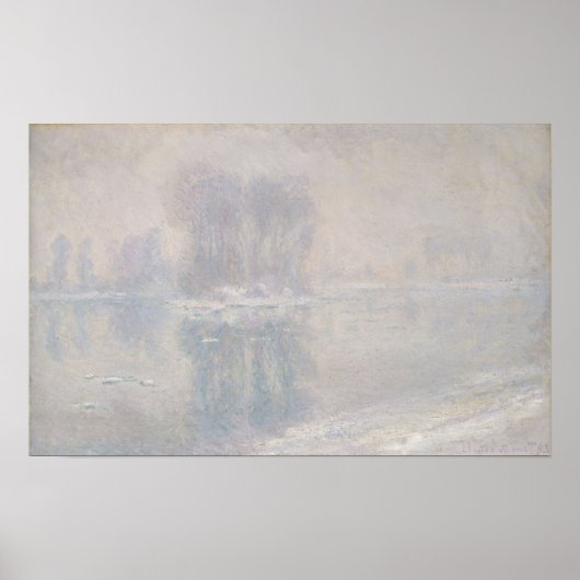 Claude Monet | Ice Floes Poster (Voorkant)