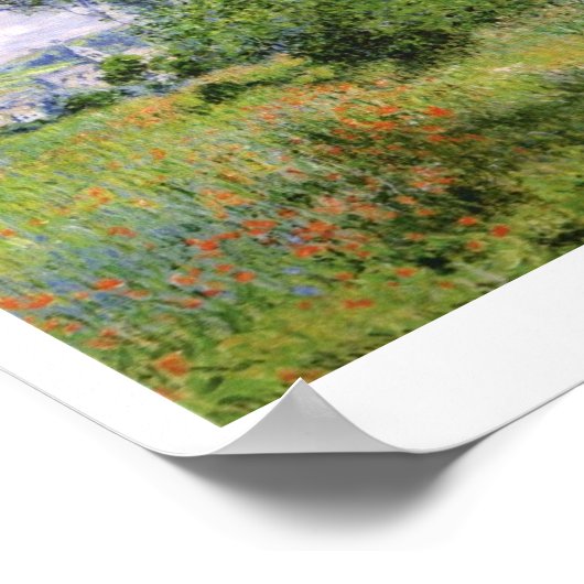 Claude Monet Ile Saint Martin Vetheuil Poster (Hoek)